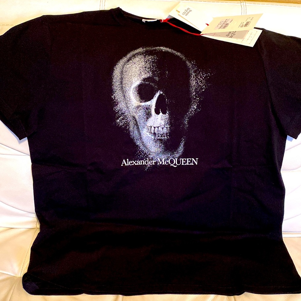 Authentic Brand New Skull Logo Alexander McQueen Tshirt